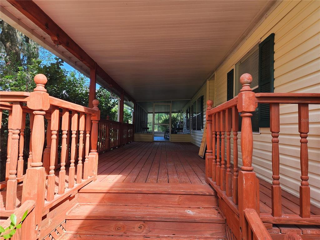 a view of deck with patio