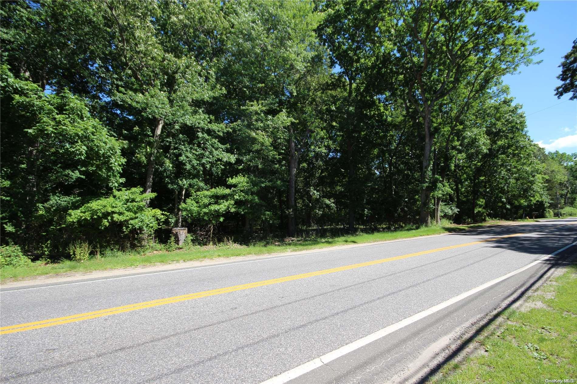 Frontage on Noyack Road