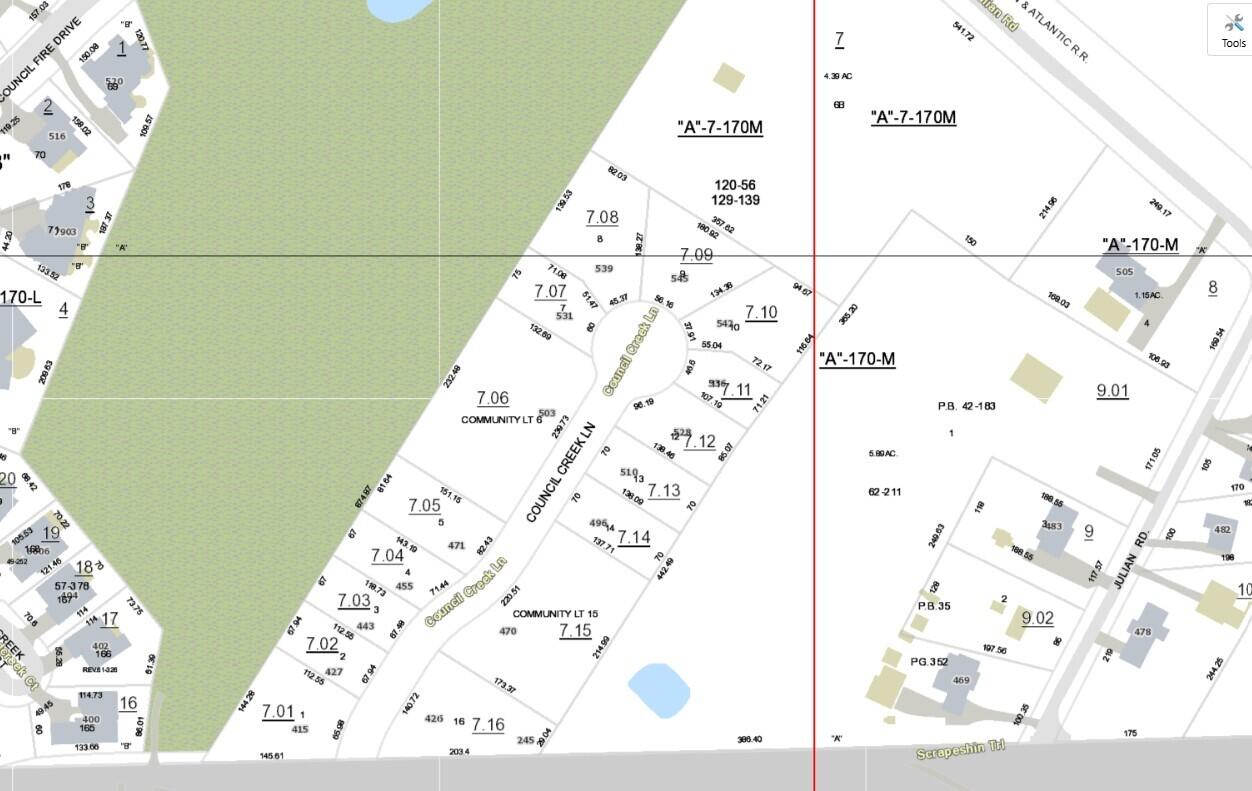 Council Creek Ln, tax map