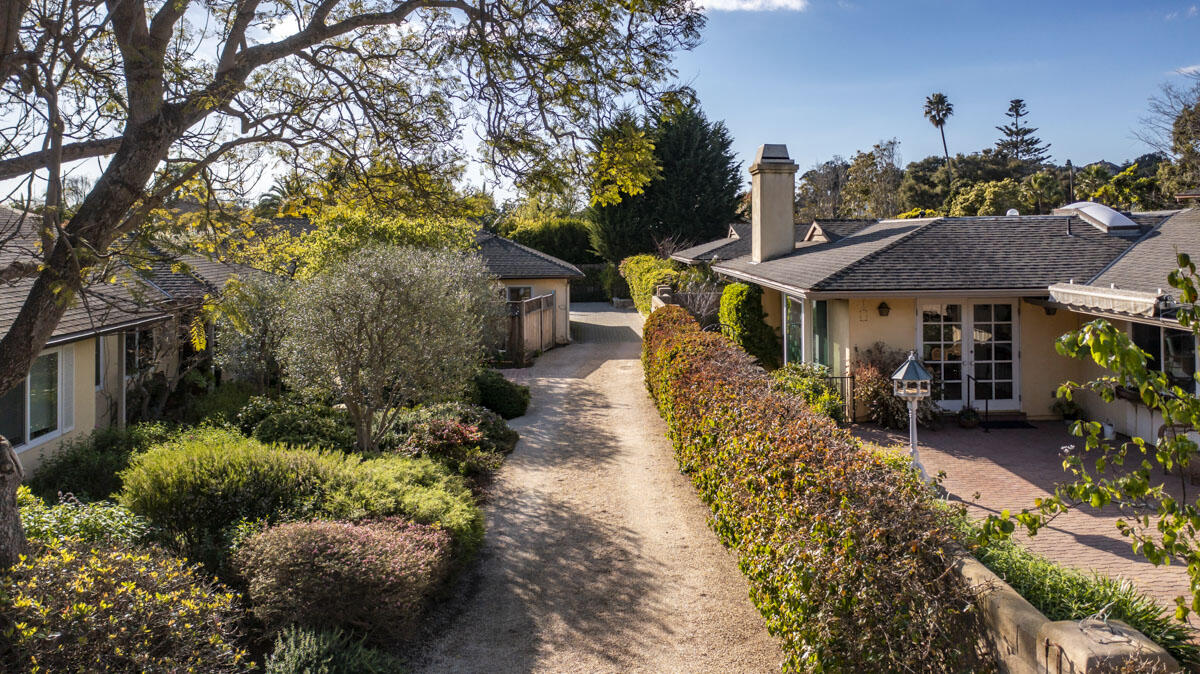 a view of a house with a patio