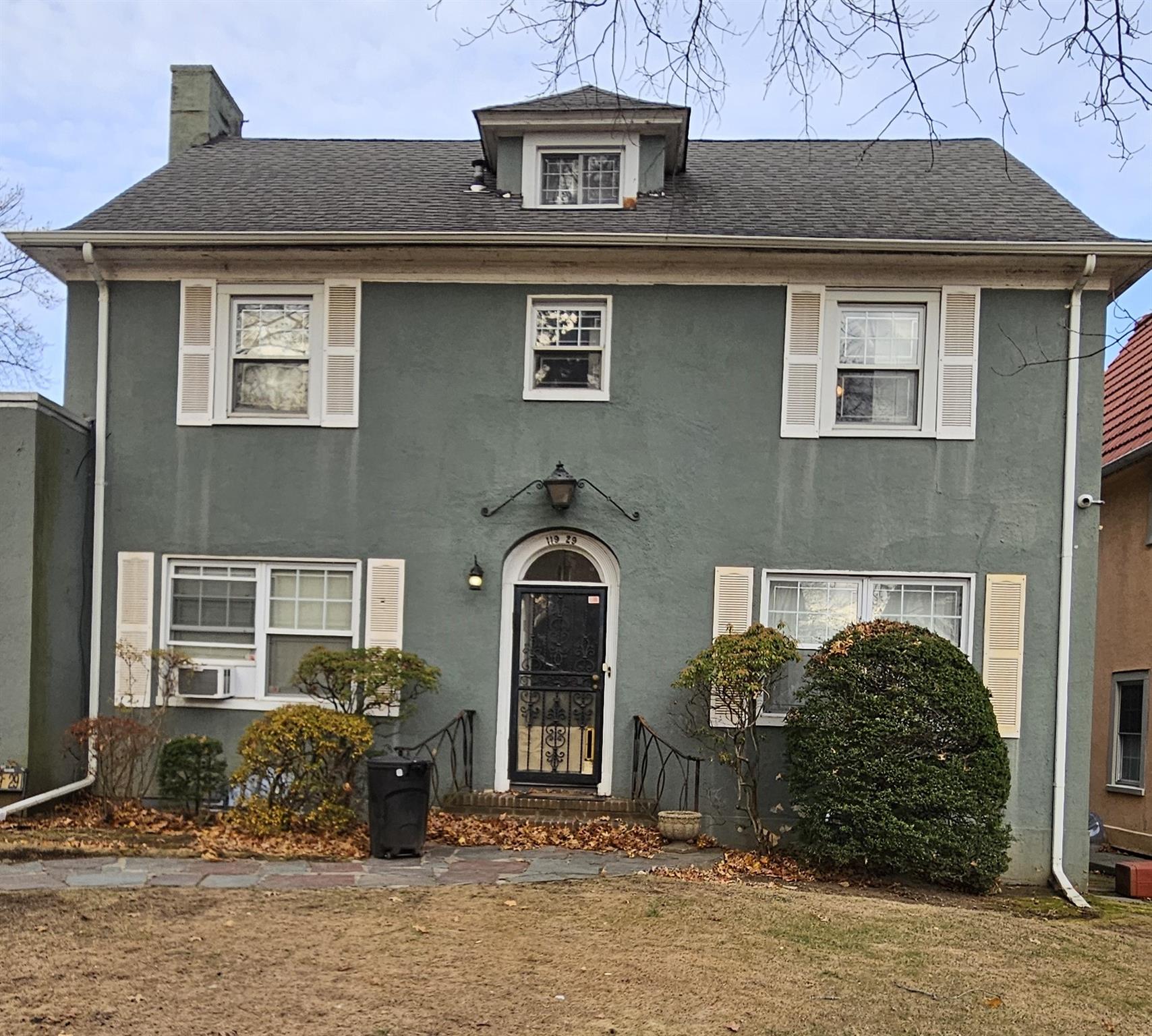 View of front of house featuring cooling unit