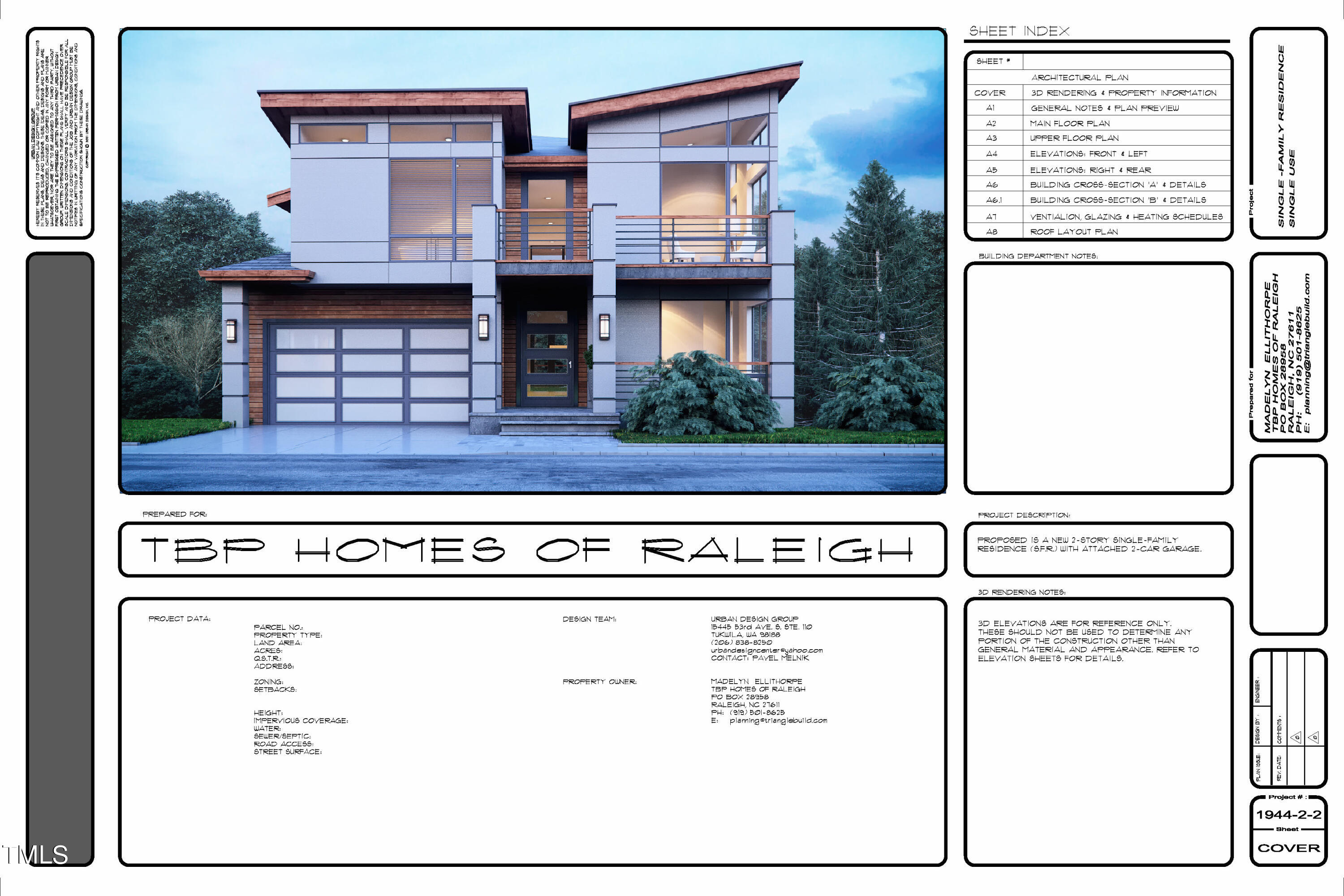 7916 HAYMARKET HOME PLAN-front