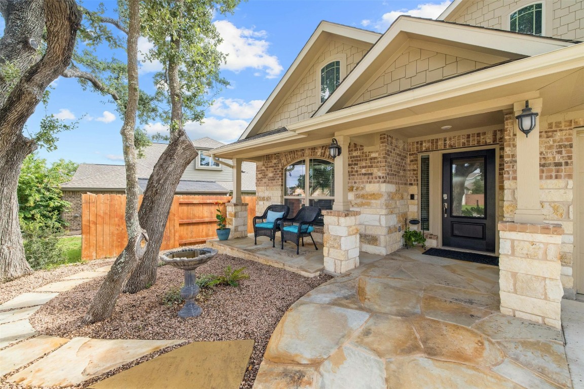 a view of a house with a patio