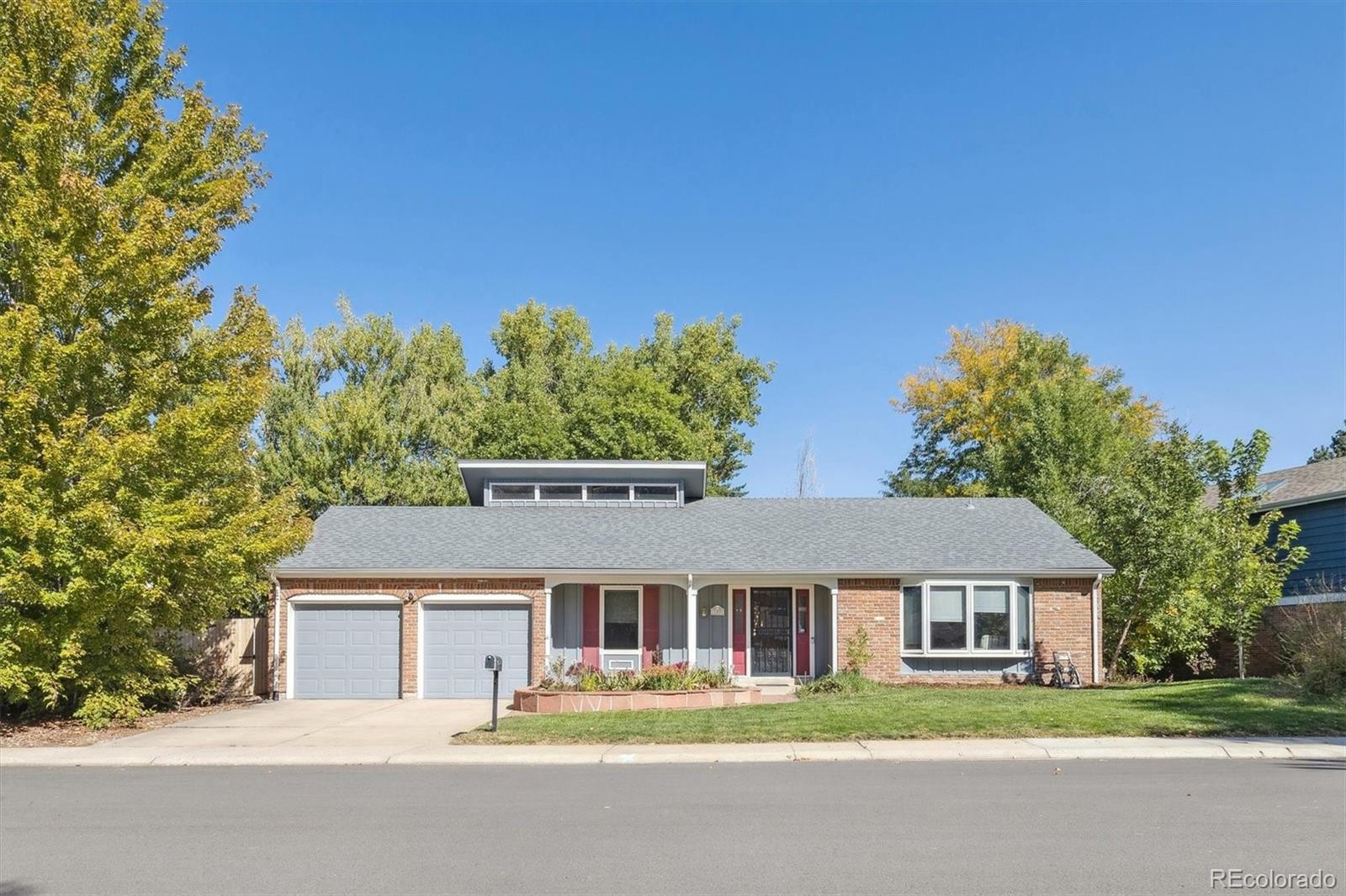 front view of house with a yard