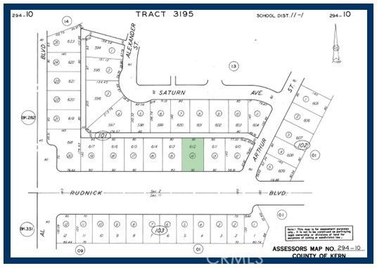 $8,950 | 612-lot 612-lot Rudnick Boulevard | California City