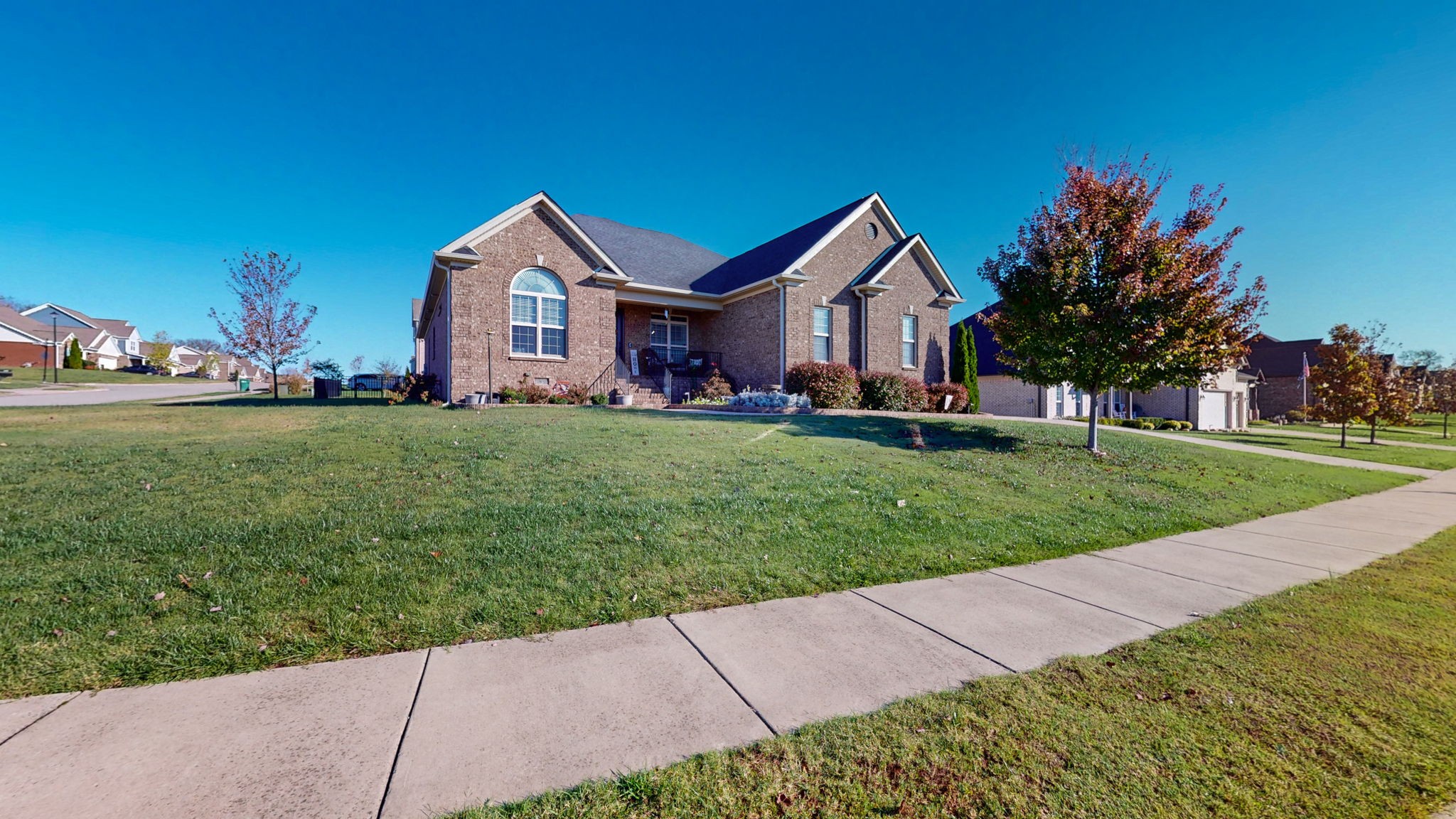 Great curb appeal on oversized, corner lot.