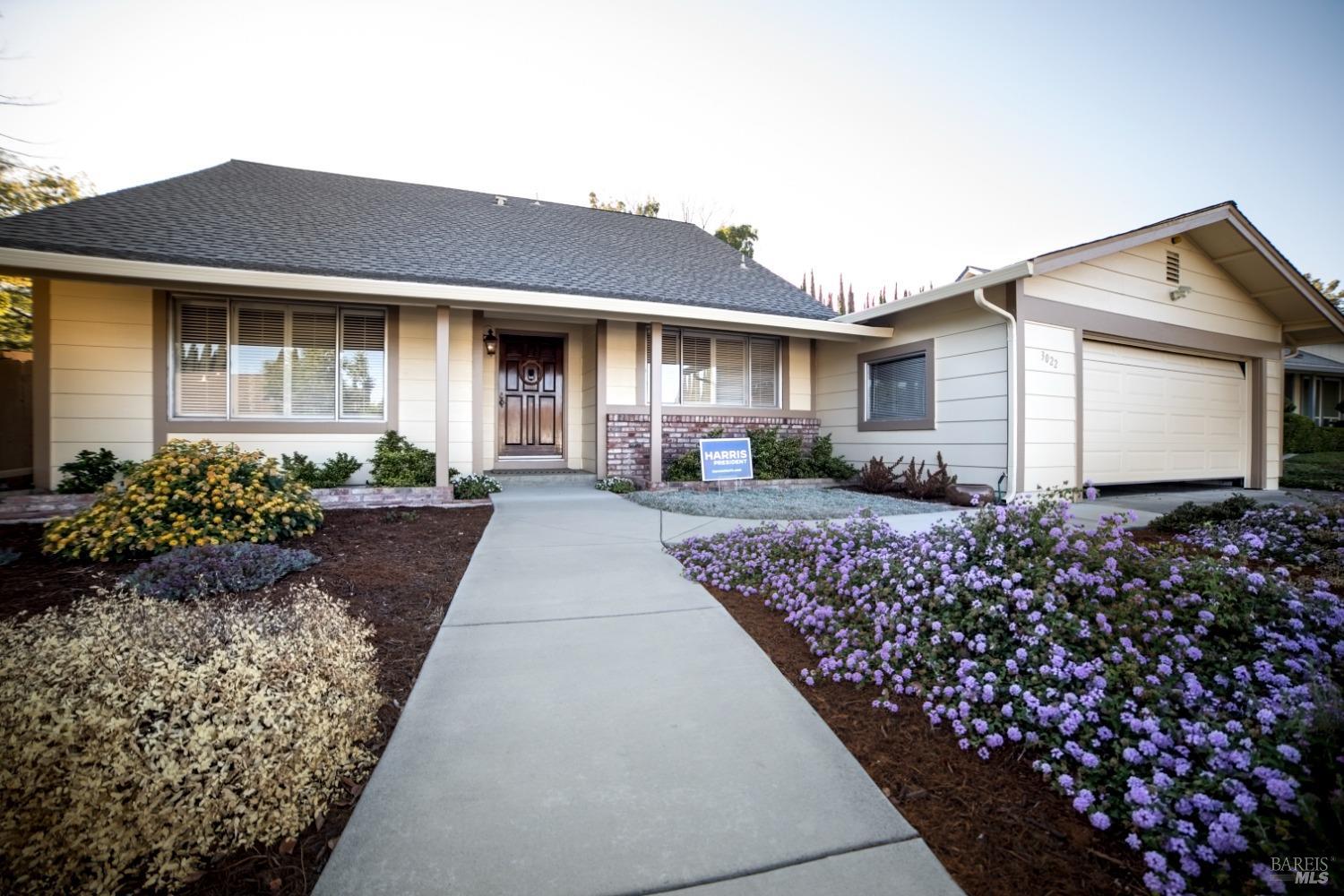 Drought tolerant, low maintenance front yard landscaping.