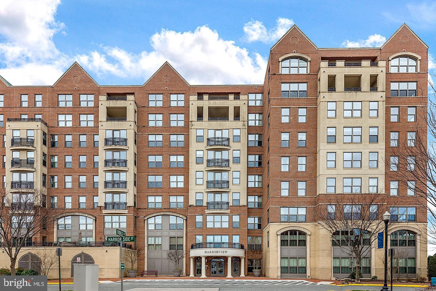 a front view of a residential apartment building