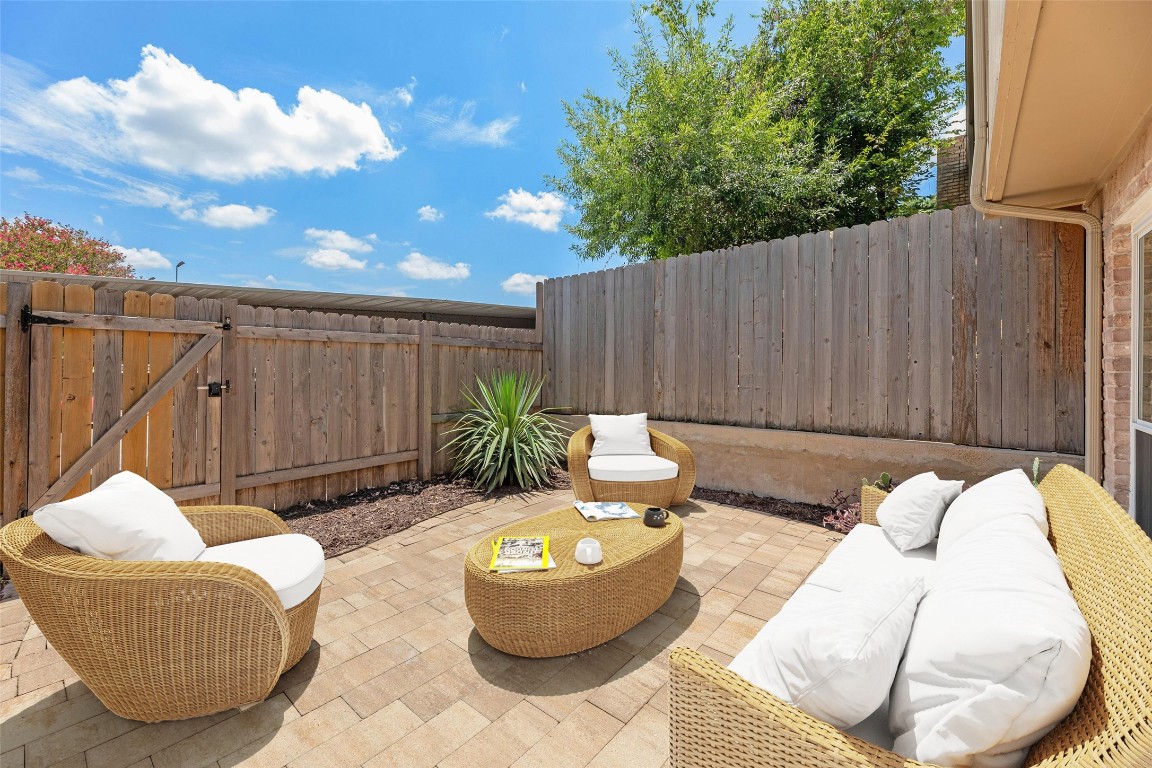 a view of a couches in patio