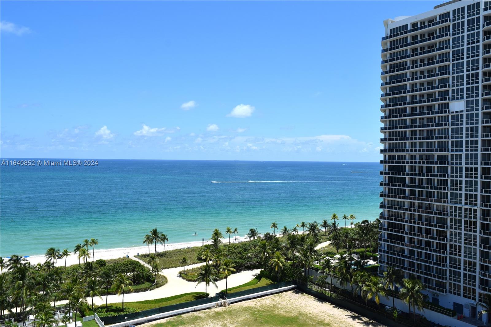 a view of a city with ocean view