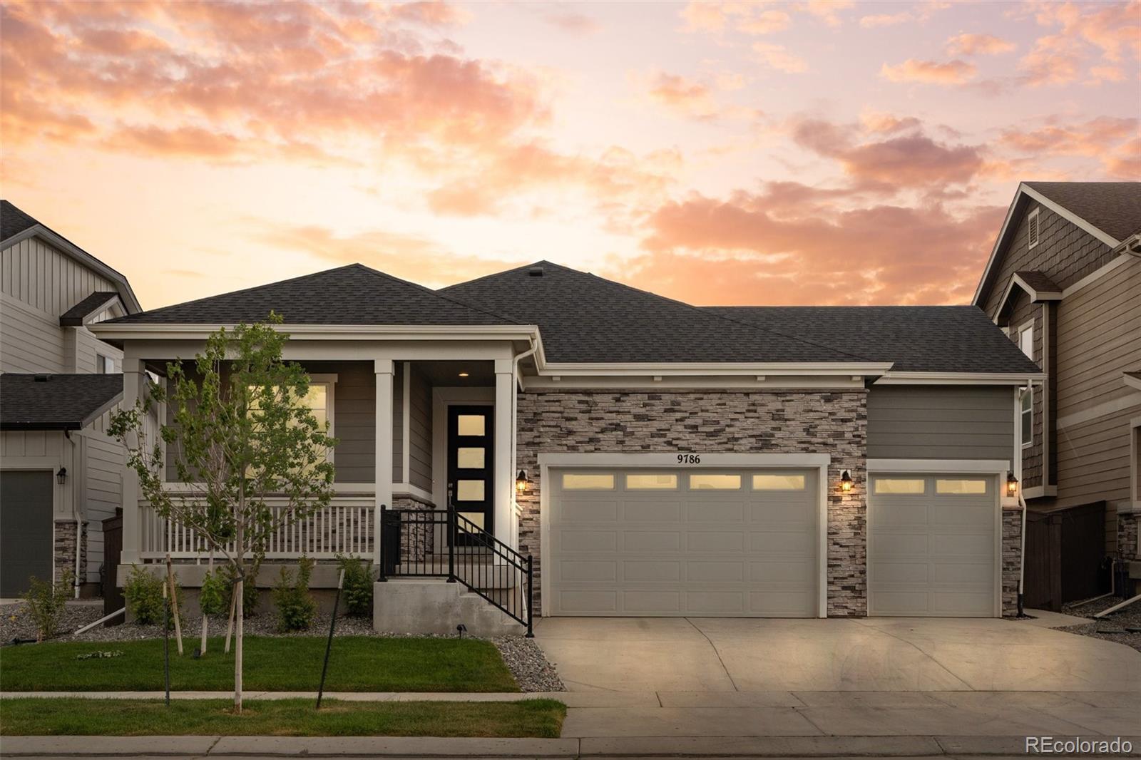 a view of a house with a outdoor space