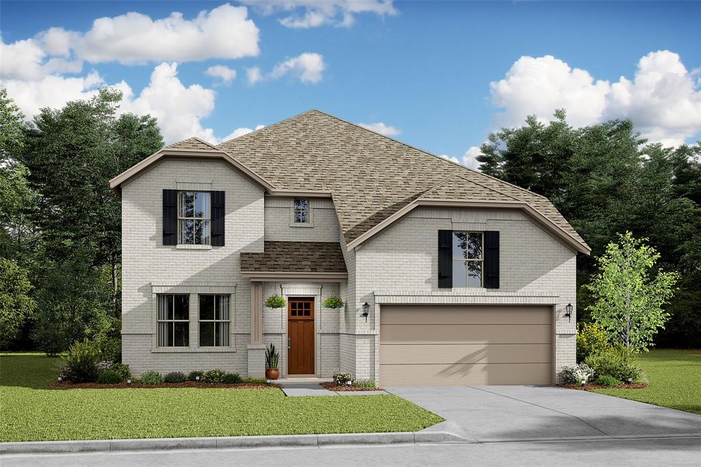 Stunning El Paso design by K. Hovnanian Homes with Elevation RA in beautiful Westwood. (*Artist rendering used for illustration purposes only.)