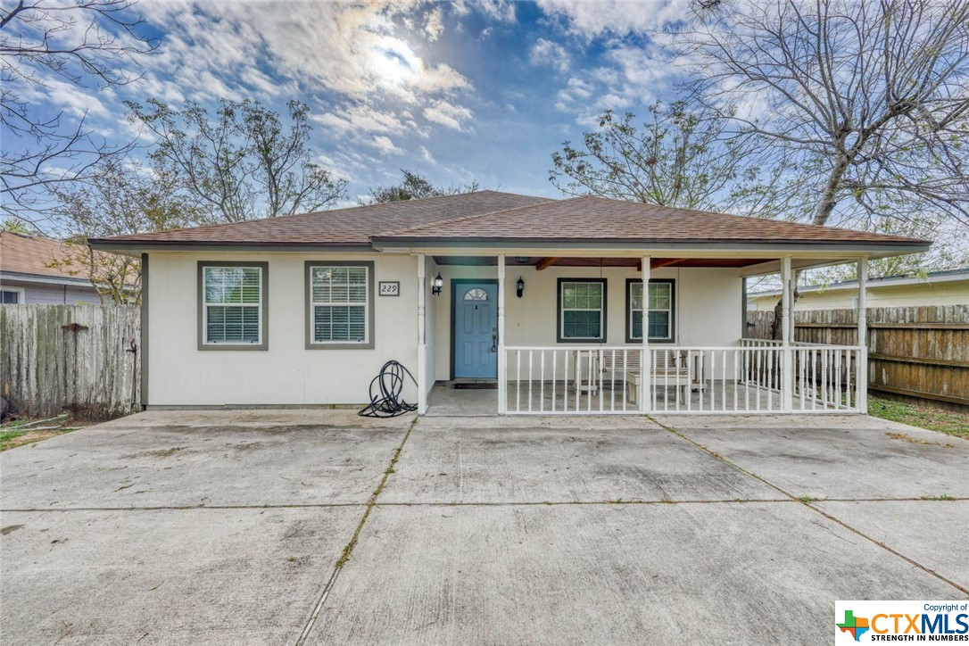 a view of front a house