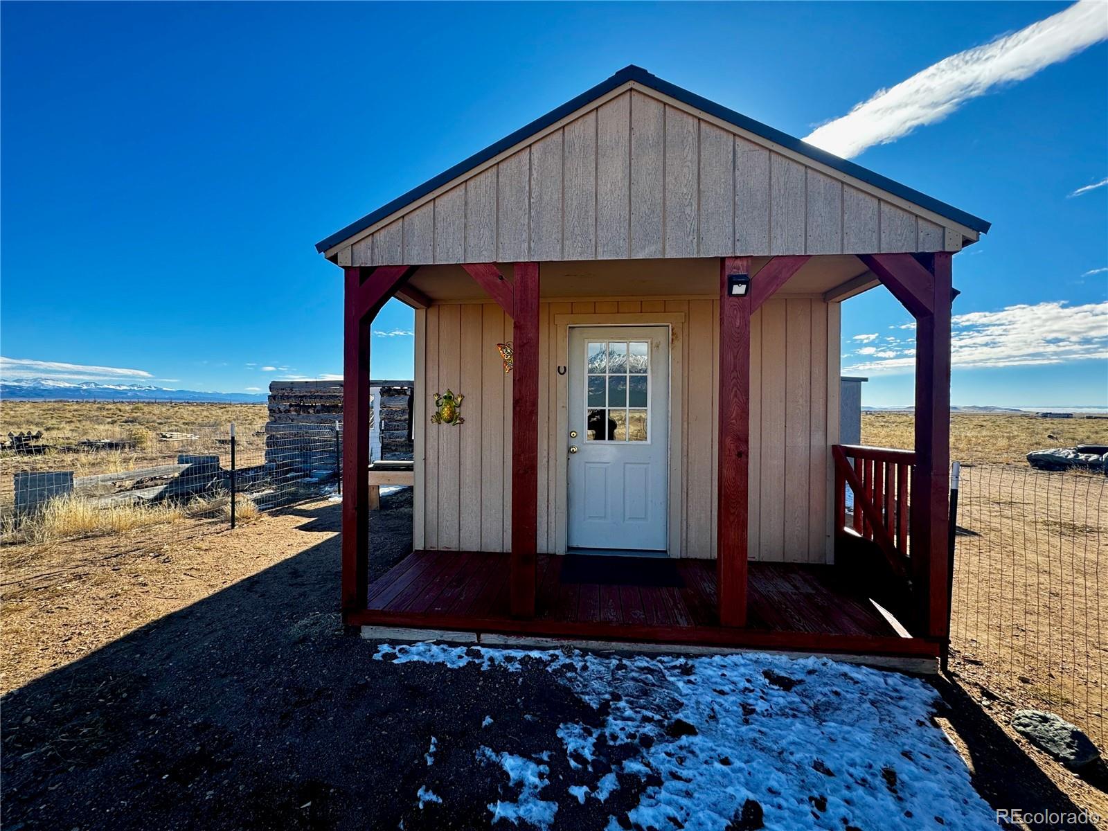 a view of a house with wooden floor