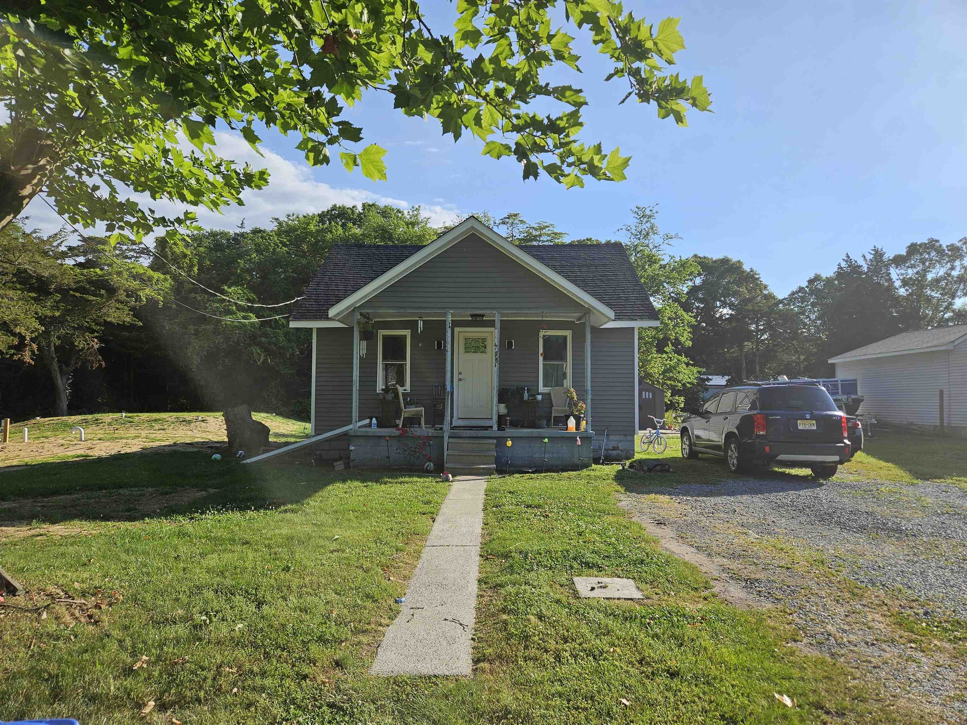 a view of a house with a patio