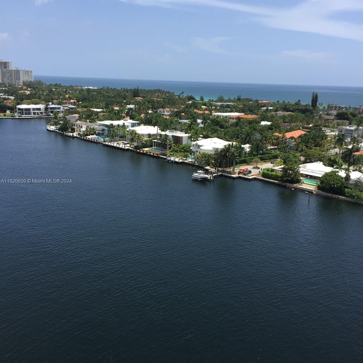 a view of city and ocean