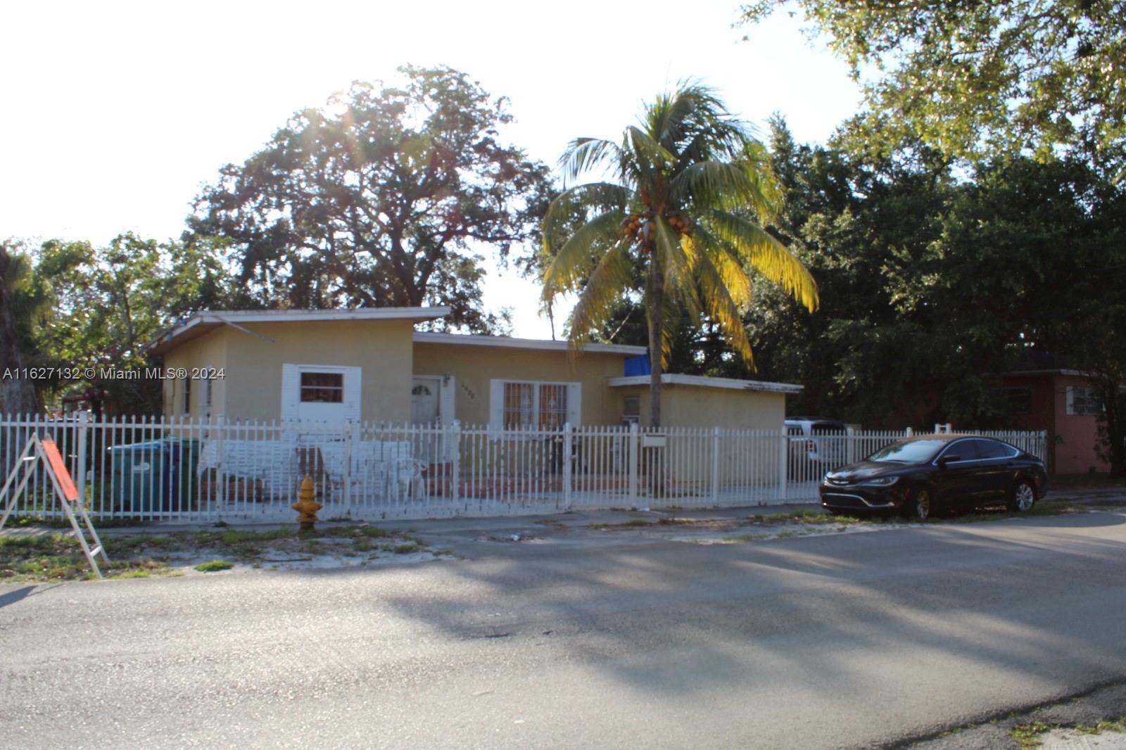 a view of a house with a patio