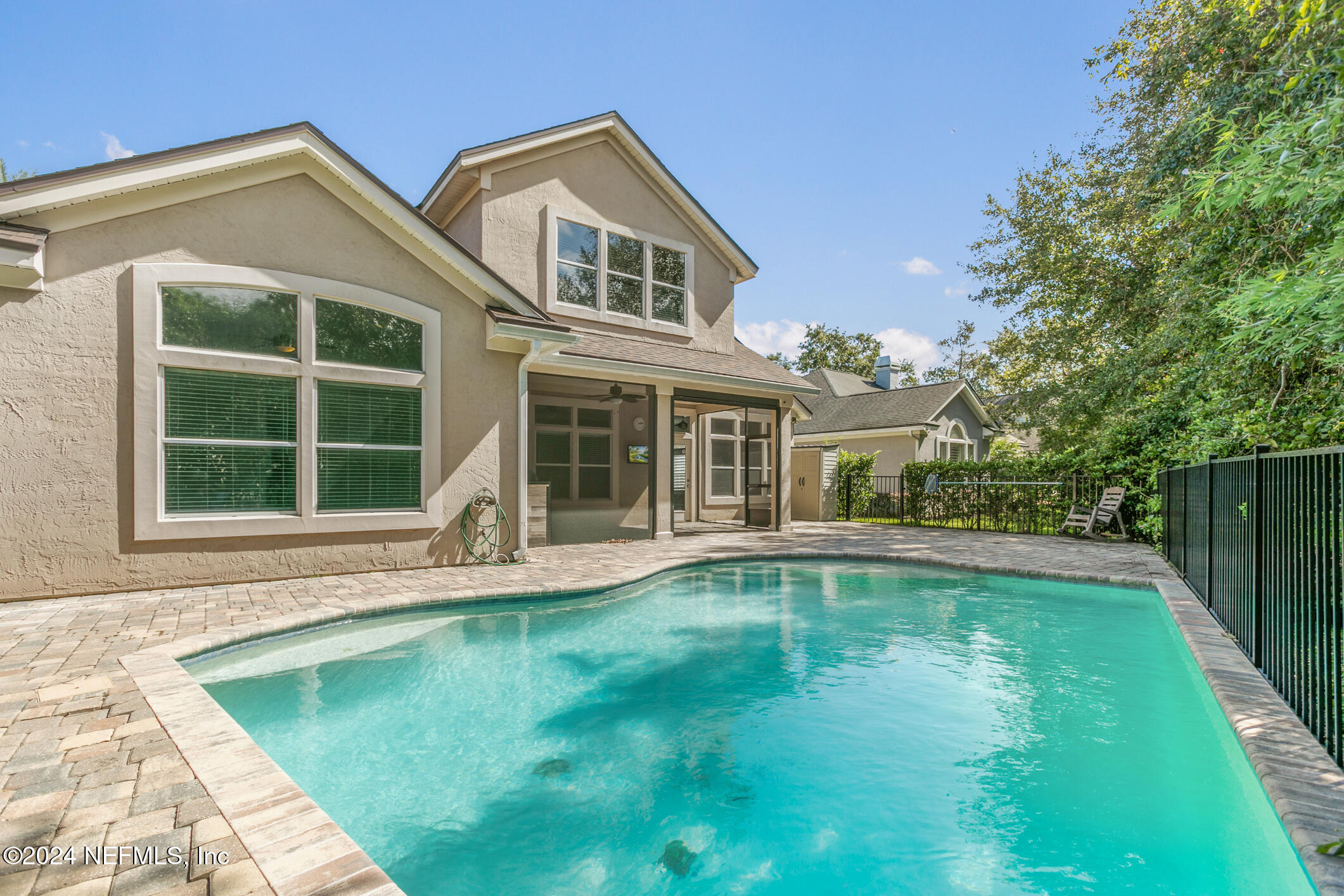 Back Yard with Pool