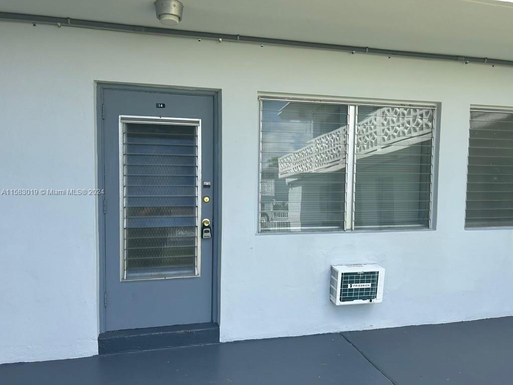 a view of a house entryway