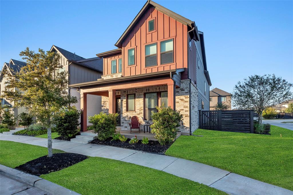 front view of house with a yard