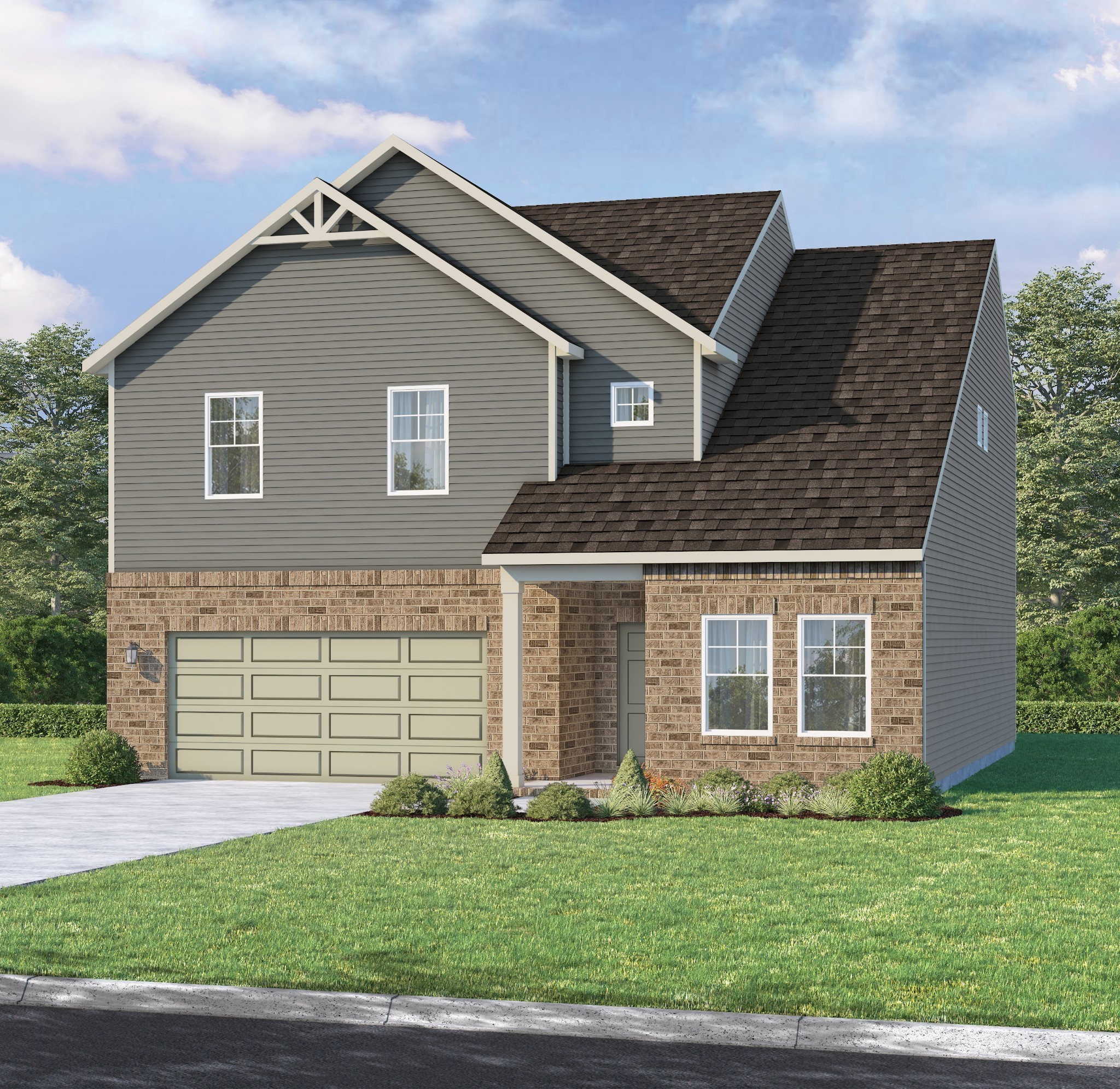 Craftsman 2 Elevation - Color Selections will vary