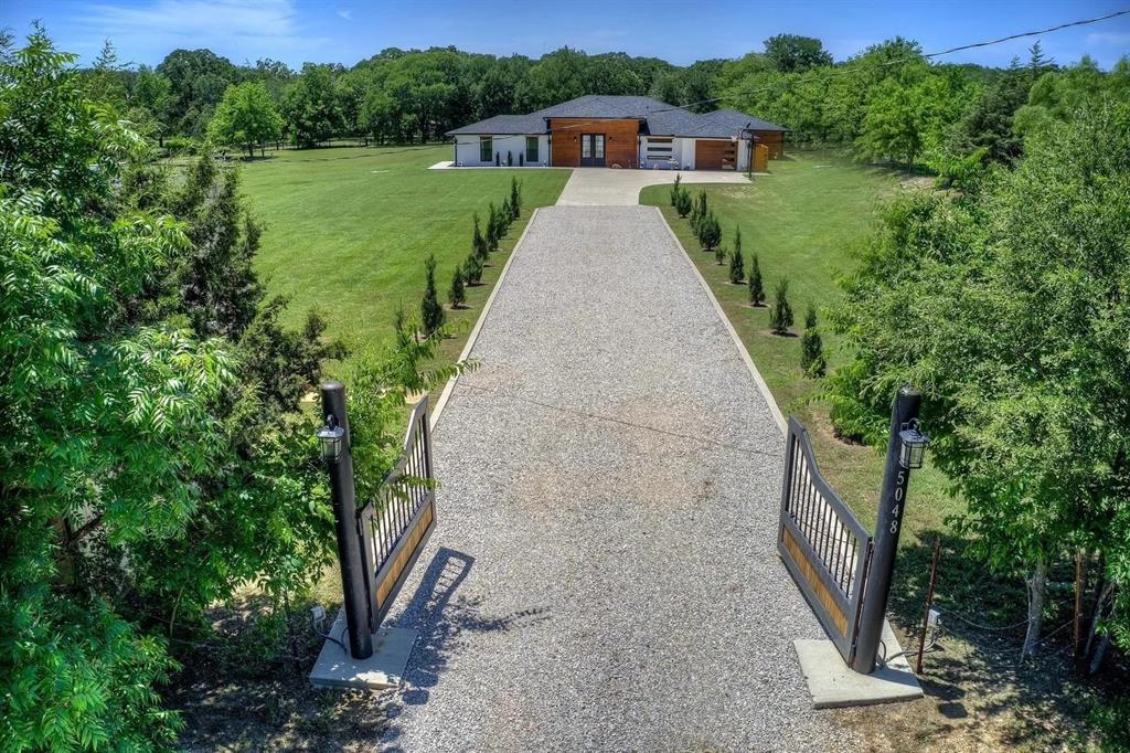 a view of an outdoor space and a yard