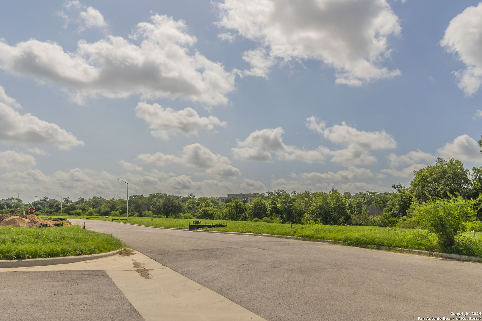 a view of a road with outside view