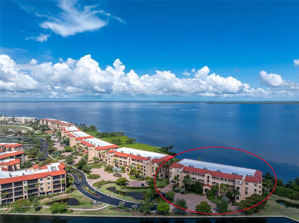 Bella Lago Vivante Building #85 is located on the Charlotte Harbor