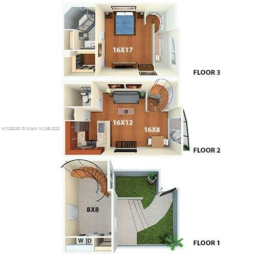 a picture of a floor plan