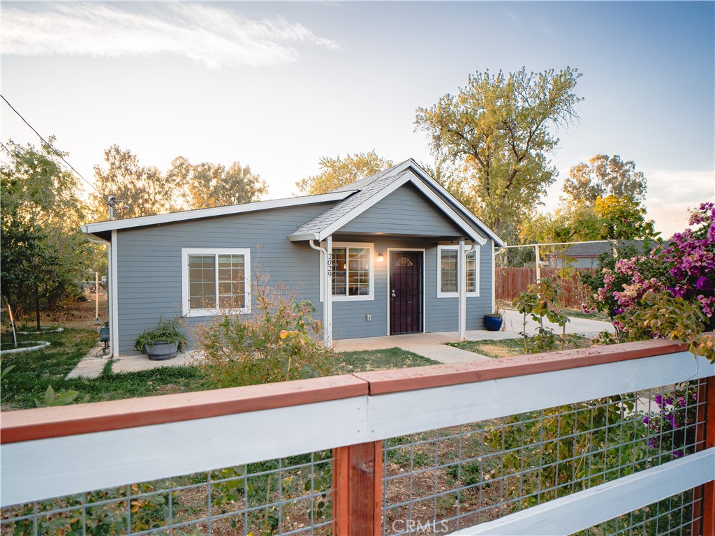 a front view of a house with porch