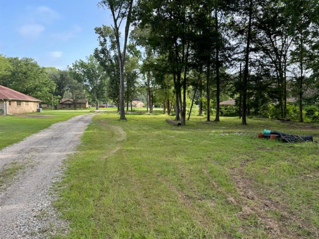 a big yard with lots of green space and trees