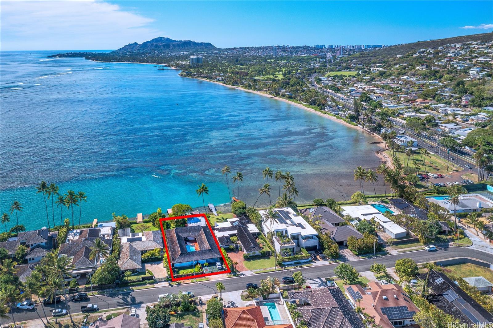 The views of Diamondhead at sunset are gorgeous!