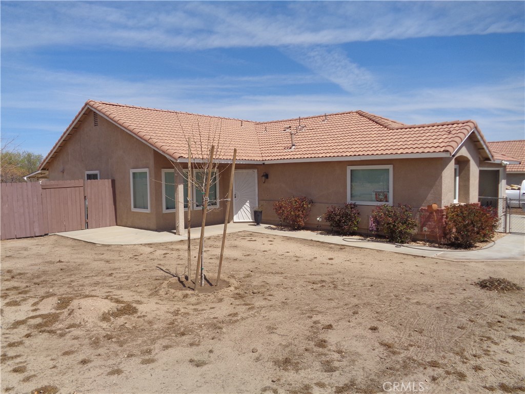 a view of a house with a patio