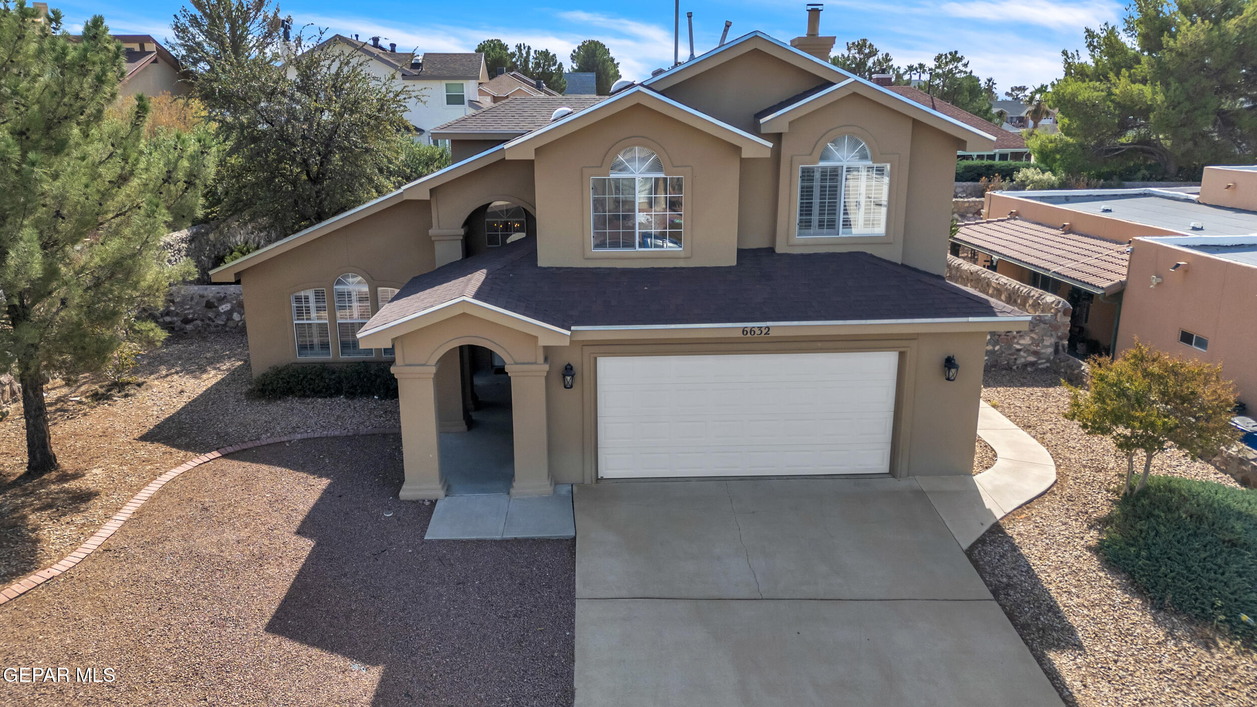 a view of house and outdoor space