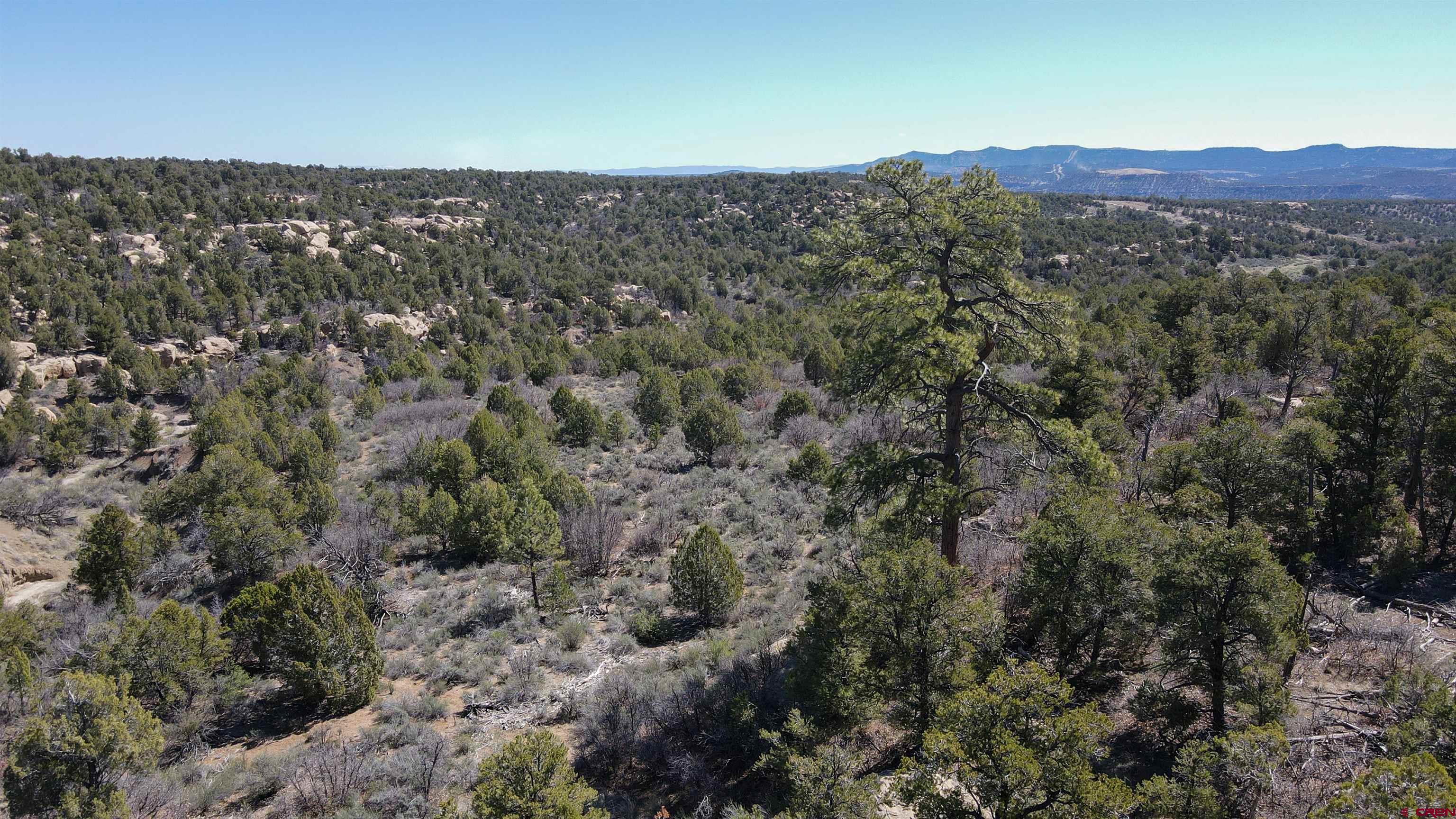 a view of a mountain in the distance