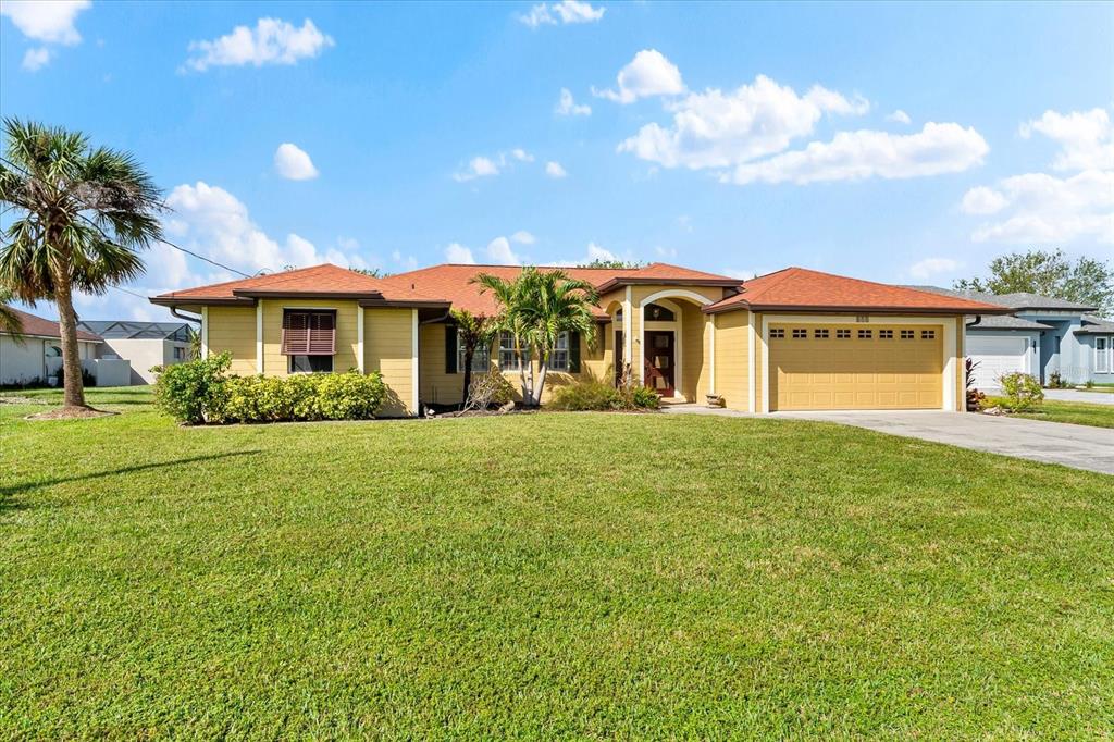 Front Entry with Mature Landscape