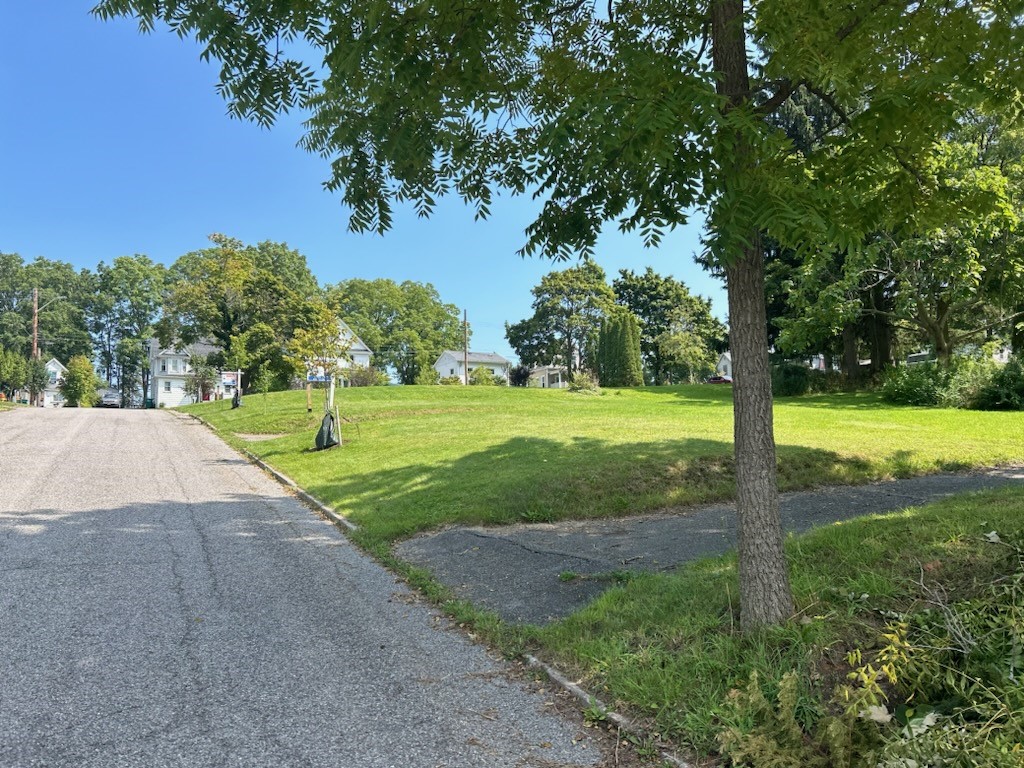 Looking East up Dolbeer at both lots