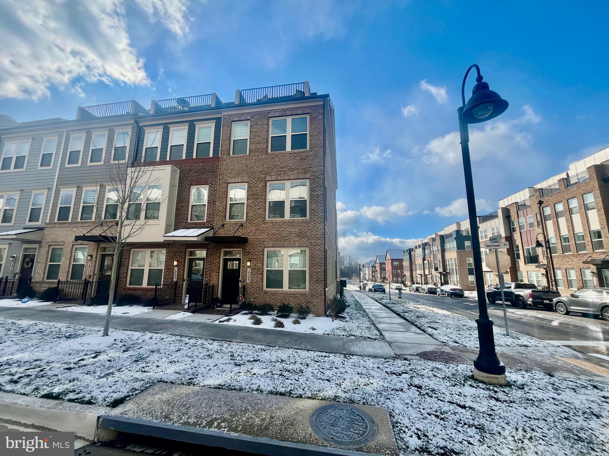 front of townhome