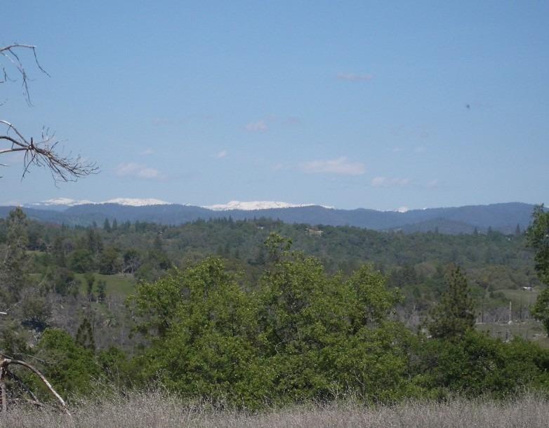 a view of a mountain range with trees