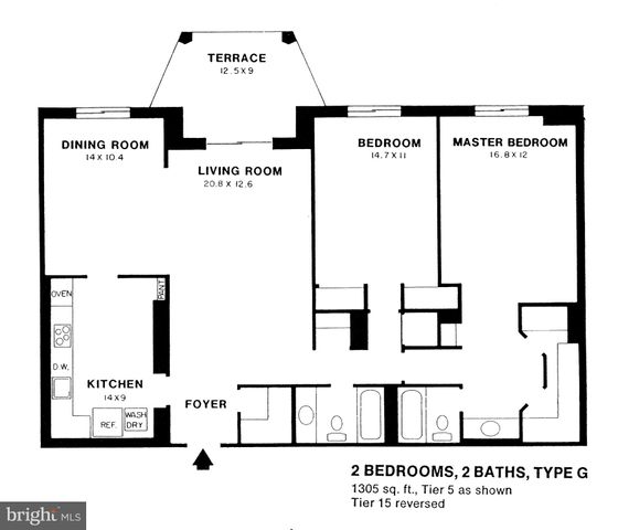 $2,800 | 5904 Mt Eagle Drive, Unit 1015 | Montebello Condominiums