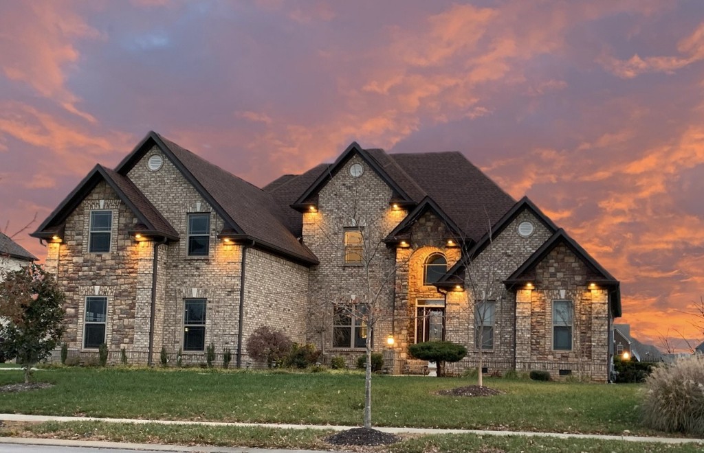 front view of house with a yard