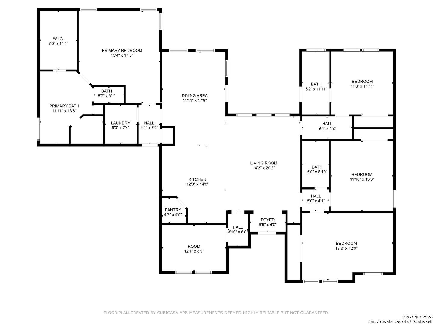 a picture of a floor plan