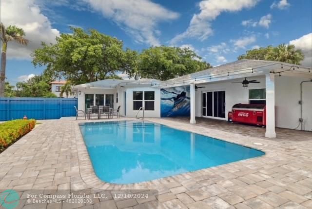 a view of a house with pool