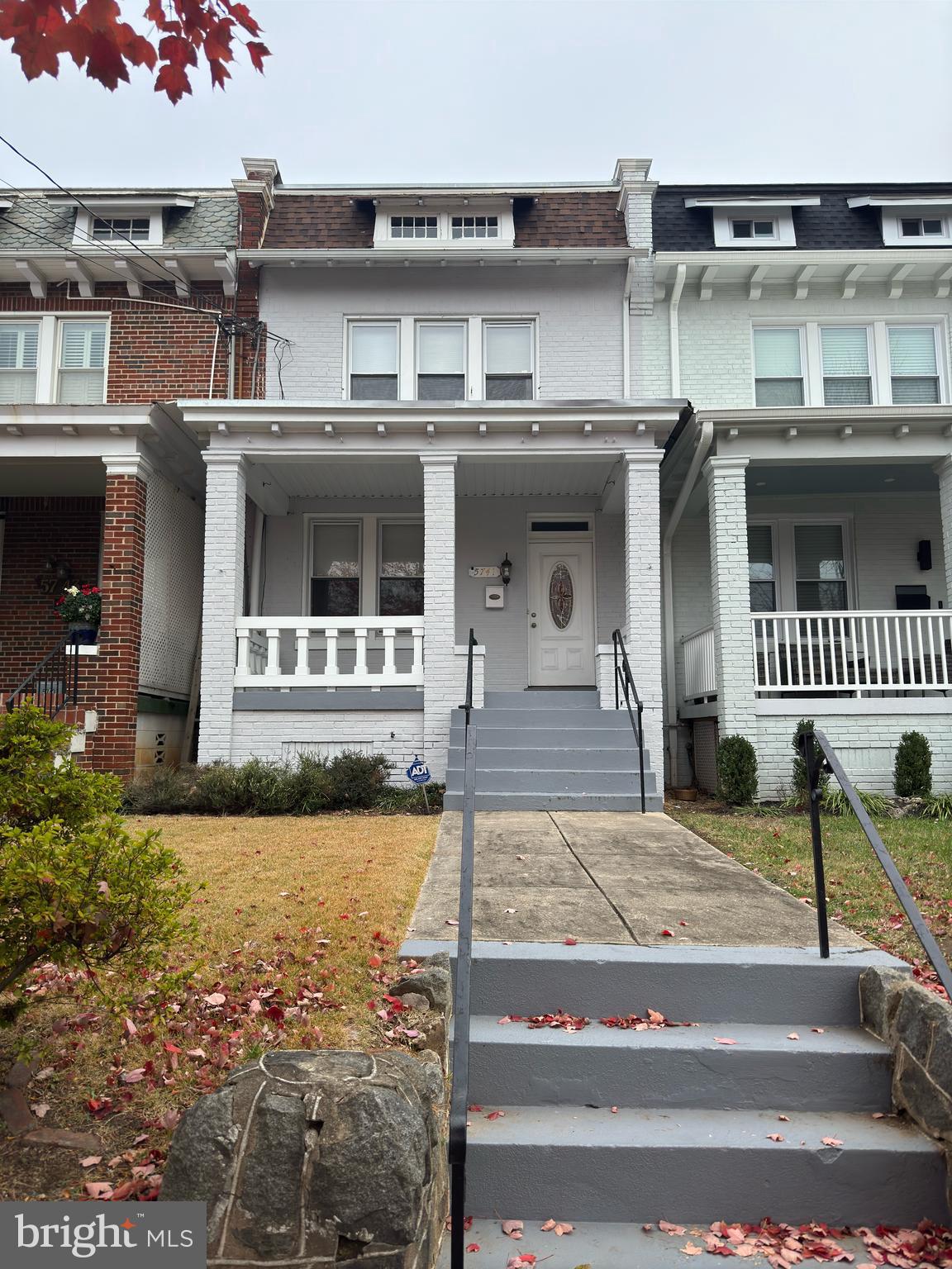 a view of a building with entryway