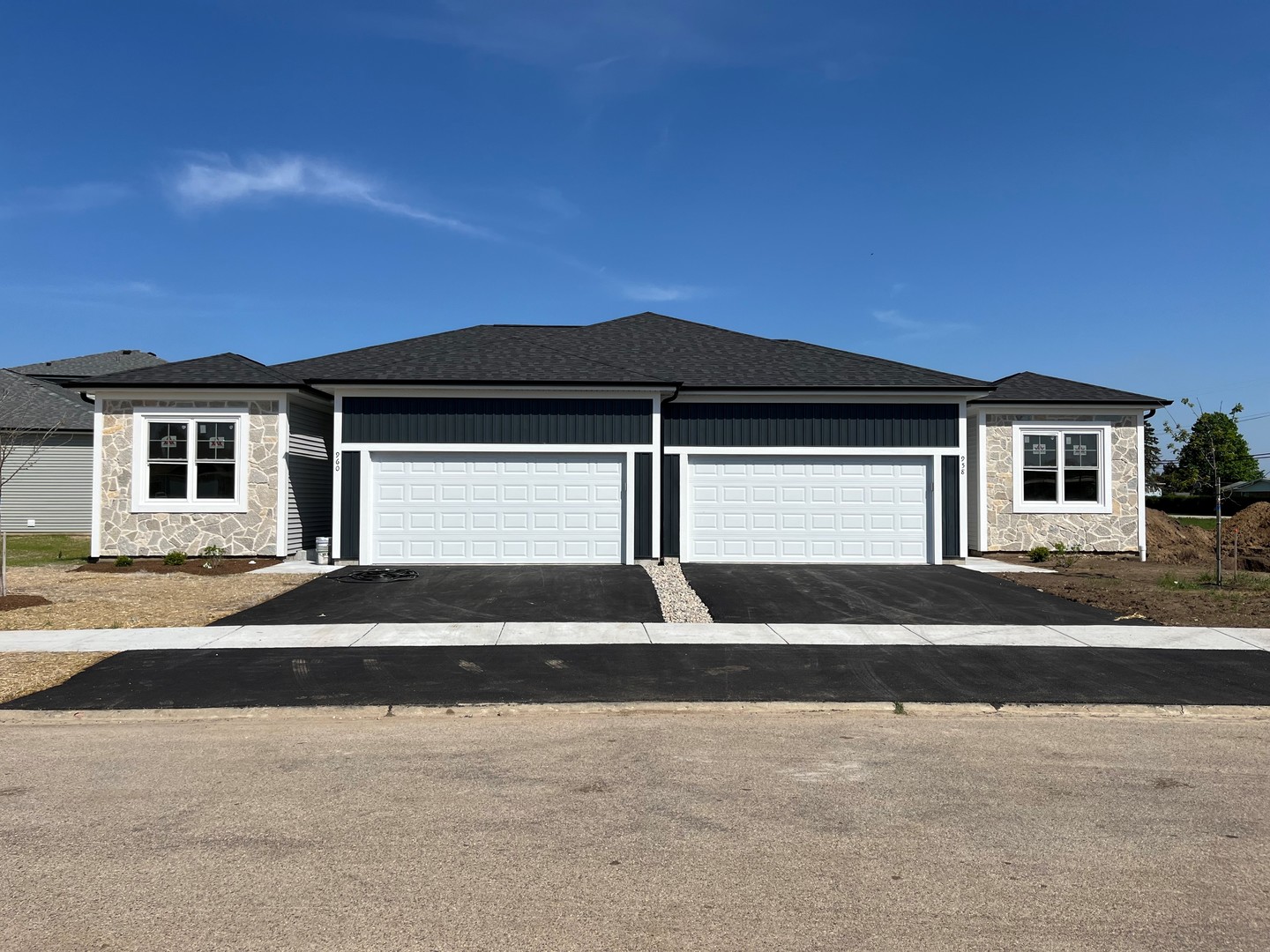 front view of house with a street