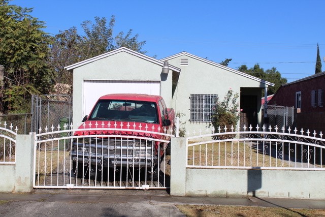 a view of a house with a balcony