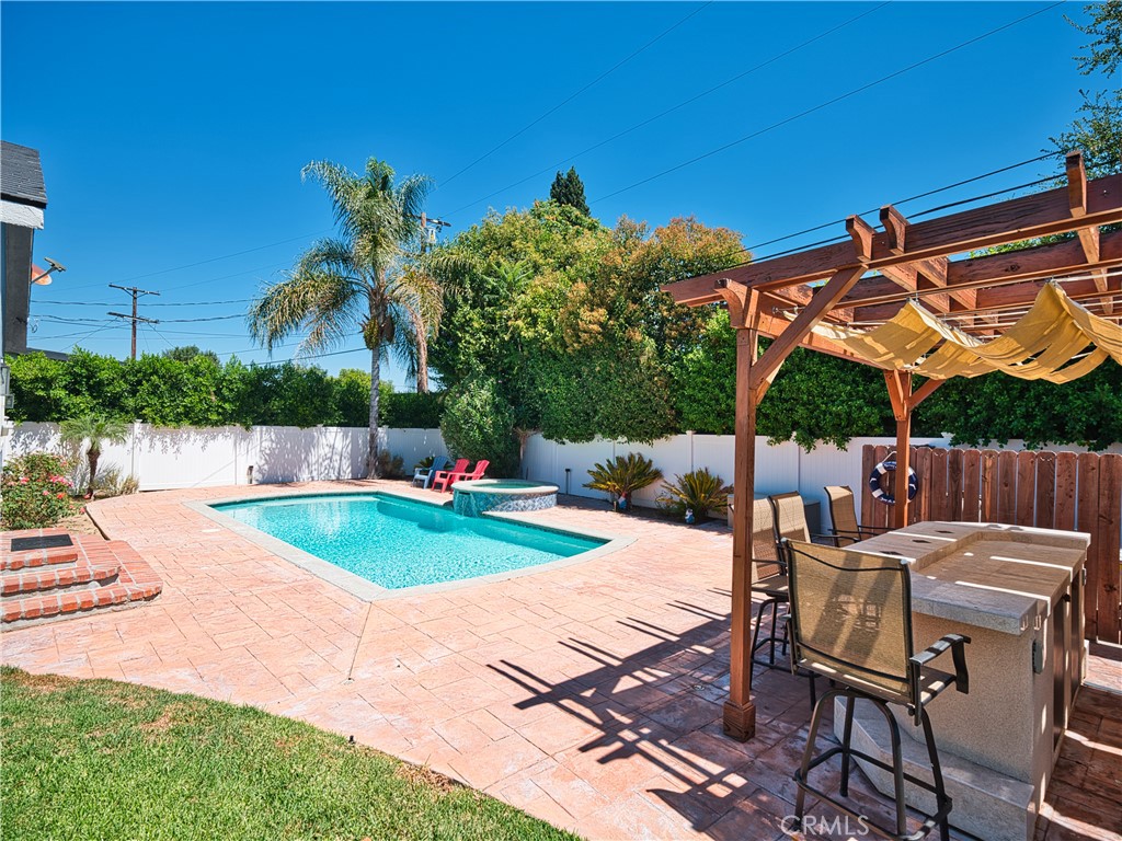 Pergola + pool