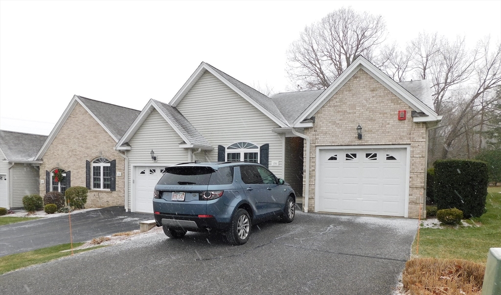 a car parked in front of house