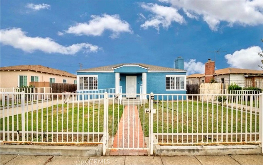 a view of a house with a deck