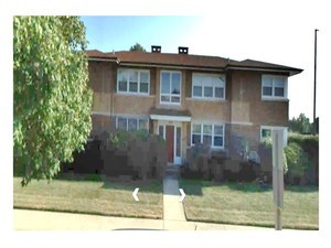 a view of a house with a porch